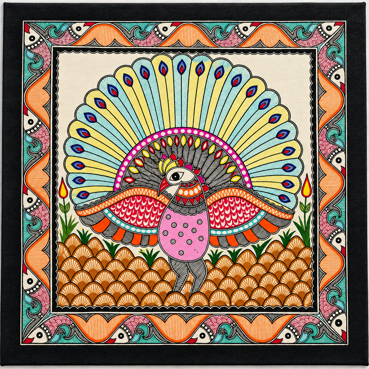 madhubani art nat3 madhubani art nat3