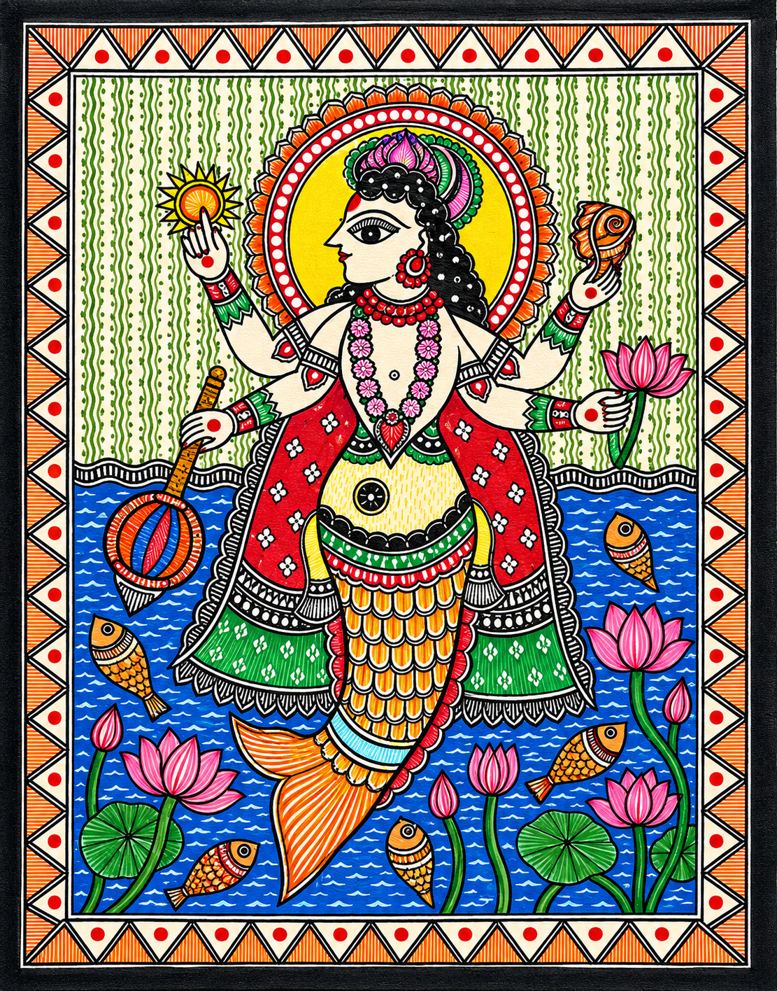 madhubani art trad13 madhubani art trad13